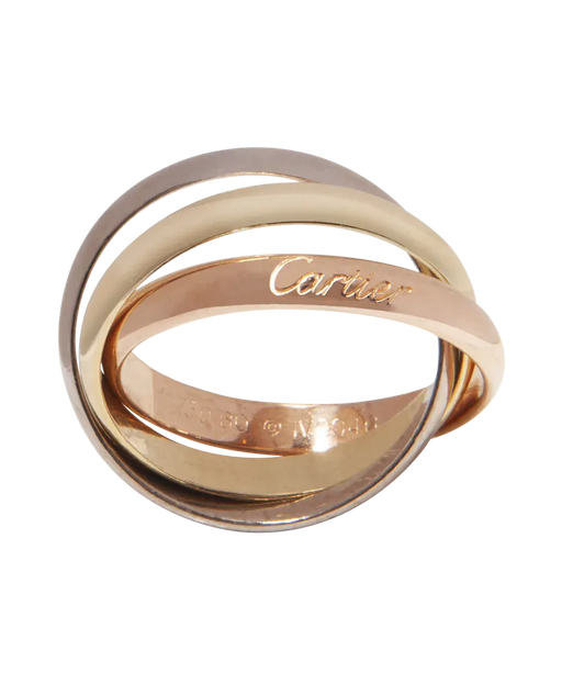 Bague 53 Cartier Trinity - Bague GM trois ors 18 carats T53 58 Facettes BO210678/BAGUETRINITY3ORST53CARTIER
