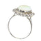 Bague 60 Bague vintage années 1950 en platine, opale et diamants 58 Facettes 17226-0017