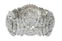 Bracelet Bracelet articulé vintage années 1950 en platine et diamants 58 Facettes 25325-0281
