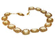 Collier Collier géorgien en or jaune 18K et 15 citrines 58 Facettes 14171-0037