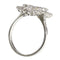 Bague 56 Bague vintage Art déco revival en platine et diamants 58 Facettes 16300-0191