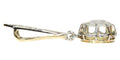 Pendentif Pendentif Art déco Belle Époque en or blanc et jaune 18 K, diamants 58 Facettes 17317-0278