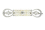 Broche Broche barrette Art déco en platine, diamants et perles 58 Facettes 18115-0042