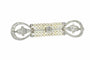 Broche Broche barrette Art déco en platine, diamants et perles 58 Facettes 18115-0042