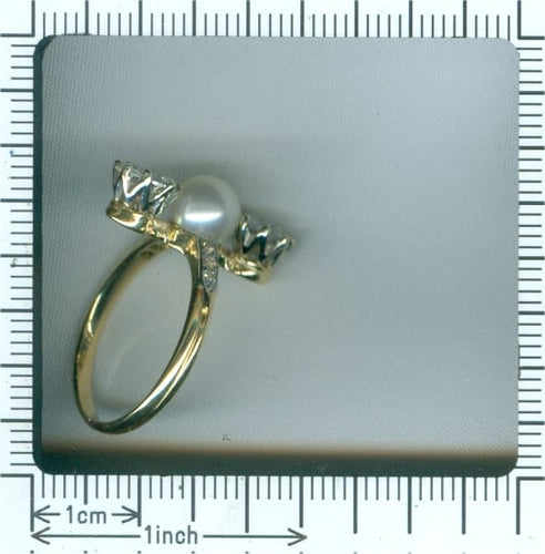 Bague 54 Bague de fiançailles Belle Époque 1915 en or 18K et diamants 58 Facettes 18256-0130
