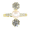 Bague 54 Bague de fiançailles Belle Époque 1915 en or 18K et diamants 58 Facettes 18256-0130