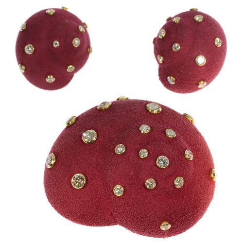 Boucles d'oreilles Christian Dior - Parure escargots en or jaune 18K et diamants 6,74 ct 58 Facettes 18134-0007