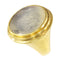 Bague 56 Bague sceau classique du XVIIIe siècle en or jaune, intaille agate 58 Facettes 19087-0061