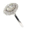Bague 54 Bague Art déco en platine avec 17 diamants (env. 1,67 ct) 58 Facettes 19157-0036