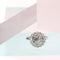 Bague 54 Bague Art déco en platine avec 17 diamants (env. 1,67 ct) 58 Facettes 19157-0036