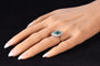 Bague 52 Bague de fiançailles en platine, émeraude 2,20 ct et diamants 58 Facettes 19343-0010