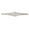 Broche Broche barrette Art déco en platine et diamants 58 Facettes 19309-0109