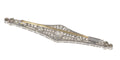 Broche Broche barrette Art déco en platine et diamants 58 Facettes 19309-0109