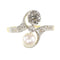 Bague 58 Belle Époque - Bague toi et moi en or jaune 18K, diamants et perle 58 Facettes 20155-0500