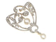 Broche Broche Art nouveau en platine et or jaune 18K, diamants et perles 58 Facettes 20190-0105