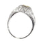 Bague 58 Bague vintage années 1950 en or blanc 18 K et diamants 58 Facettes 21028-0224