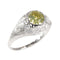 Bague 58 Bague vintage années 1950 en or blanc 18 K et diamants 58 Facettes 21028-0224