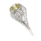 Bague 58 Bague vintage années 1950 en or blanc 18 K et diamants 58 Facettes 21028-0224