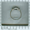 Bague 54 Bague vintage années 1950 Art déco en platine et diamants 58 Facettes 21042-0157