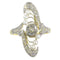 Bague 60 Bague Art nouveau en or 18K bicolore, diamants et perles 58 Facettes 21042-0185