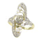Bague 60 Bague Art nouveau en or 18K bicolore, diamants et perles 58 Facettes 21042-0185