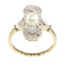 Bague 56 Bague Belle Époque vintage en or jaune 18K avec perle et diamants 58 Facettes 21146-0121