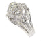 Bague 59 Bague vintage années 1950 en platine et diamants 3,44 ct 58 Facettes 21174-0487