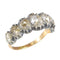 Bague 52 Bague ancienne géorgienne en or rouge 18k, argent et diamants 58 Facettes 21272-0590