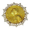 Broche Broche Belle Époque en or jaune 18K, platine, diamants et perles 58 Facettes 21295-0015