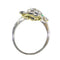 Bague 58 Bague de fiançailles Art déco en platine et or jaune 18K, diamants et saphirs 58 Facettes 21316-0744