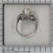 Bague 50 Bague Art déco belge en platine avec diamants et perle de culture 58 Facettes 22132-0317
