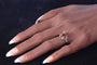 Bague 55 Bague de fiançailles Belle Époque en or jaune 18K, rubis et diamants 58 Facettes 22137-0266