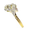 Bague 53 Belle Époque - Bague de fiançailles en platine et or jaune 18K, diamants 58 Facettes 22152-0291