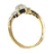 Bague 53 Belle Époque - Bague de fiançailles en platine et or jaune 18K, diamants 58 Facettes 22152-0291