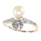 Bague 58 Bague de fiançailles 1895 en platine et or rouge 18K avec diamants 58 Facettes 22327-0067