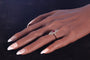 Bague 53 Bague victorienne en or rouge 18K avec rubis et diamants 58 Facettes 22298-0136