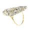 Bague 58 Bague victorienne en or rouge 14K et argent, 53 diamants taille rose 58 Facettes 23073-0137