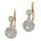 Boucles d'oreilles Boucles d’oreilles pendantes vintage en or rouge 18K et diamants 58 Facettes 23111-0113