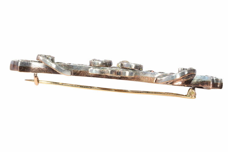 Broche Broche barrette victorienne en diamants 58 Facettes 23249-0329