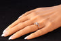 Bague 56 Bague Belle Époque Art déco en or 14K et platine avec diamants 58 Facettes 24029-0362