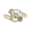 Bague 56 Bague Belle Époque Art déco en or 14K et platine avec diamants 58 Facettes 24029-0362