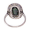 Bague 54 Bague Art déco en platine, saphirs et diamants 58 Facettes 23271-0609