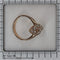 Bague 59 Bague marquise ancienne en or rose 18K et diamants 58 Facettes 23271-0585