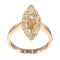 Bague 59 Bague marquise ancienne en or rose 18K et diamants 58 Facettes 23271-0585