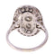 Bague 58 Bague Art déco années 1950 en platine et diamants 58 Facettes 24002-0085