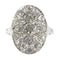 Bague 58 Bague Art déco années 1950 en platine et diamants 58 Facettes 24002-0085