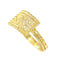 Bague 65 Bague ancienne georgienne en or jaune 18K, vers 1780 58 Facettes 24121-0303