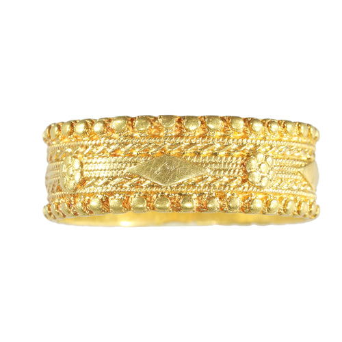 Bague 62 Alliance baroque en or jaune 18K, vers 1700 58 Facettes 24121-0313