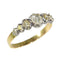 Bague 61 Bague victorienne vers 1840 en or jaune 18K et argent, diamants 58 Facettes 24137-0127