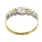 Bague 61 Bague victorienne vers 1840 en or jaune 18K et argent, diamants 58 Facettes 24137-0127